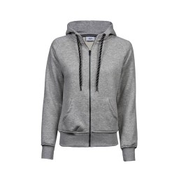 SWEAT ZIPPE FEMME GRIS...